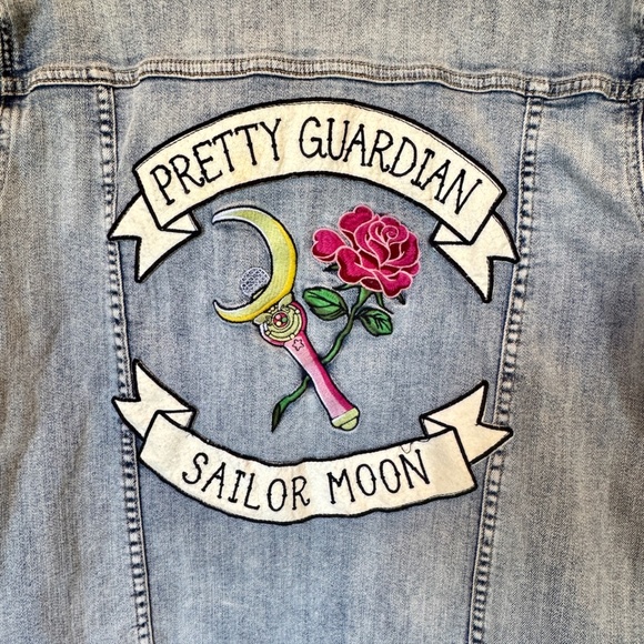 Sailor Moon Patched Denim Jean Limited Edition Jacket - Picture 10 of 10